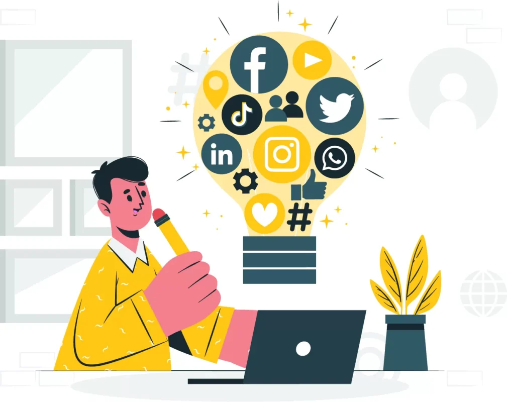اداره حسابات التواصل الاجتماعي